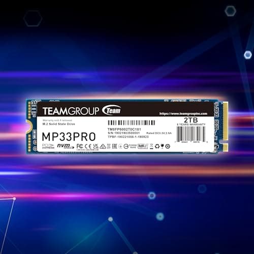 TEAMGROUP MP33 PRO 2TB M.2 SSD PCIe 3.0 NVMe image