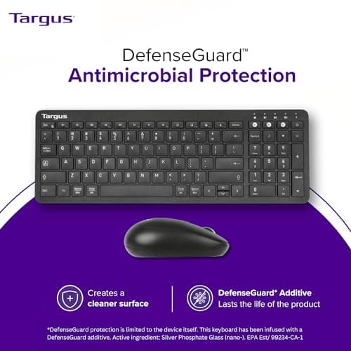 Targus AKM619AMUS Bluetooth Slim Keyboard With Optical Mouse image