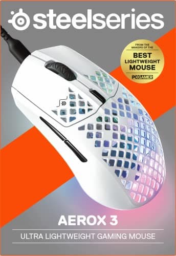SteelSeries Aerox 3 (2022) Wired Optical Gaming Mouse image
