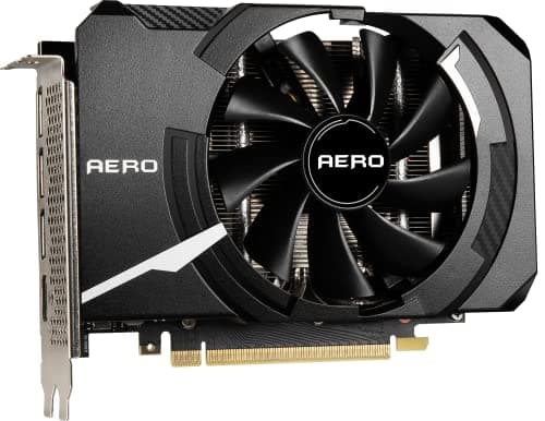 MSI GeForce RTX 3060 12GB AERO ITX OC 12GB GDDR6 Black / Silver image