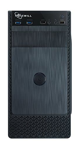 Rosewill FBM-X1 Black Steel / Plastic Mini Tower Case with Side Panel Window image