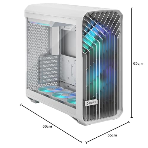 Fractal Design Torrent EATX Mid Tower White RGB Tempered Glass image
