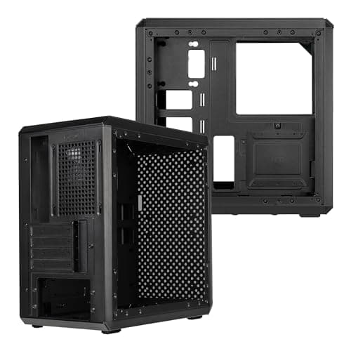 Cooler Master Q300L V2 MicroATX Mini Tower Black Tempered Glass Side Panel image
