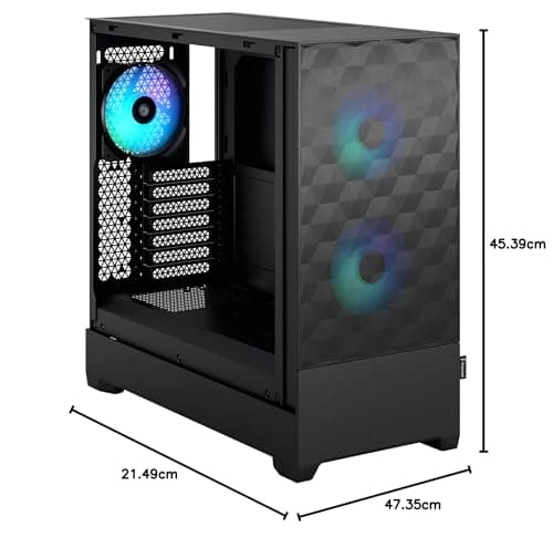 Fractal Design Pop Air Black ATX High-Airflow Solid Panel Mid Tower Computer Case image