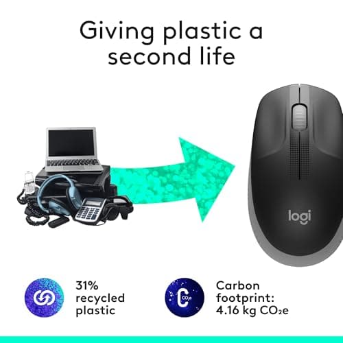 Logitech M191 Full-Size Wireless Optical Mouse image