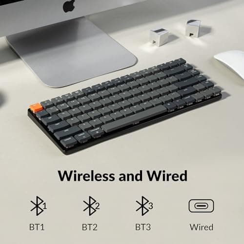 Keychron K3 V2 Ultra-slim RGB Wired/Wired/Bluetooth Standard Keyboard image
