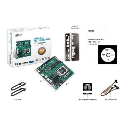 Asus H610 PRO H610M-CT D4-CSM DDR4 Micro ATX image