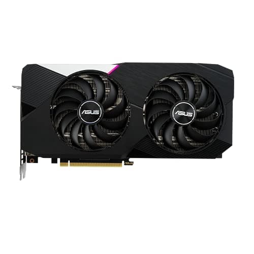 Asus DUAL OC V2 GeForce RTX 3060 Ti LHR 8GB GDDR6 Black / Silver image