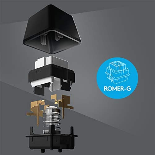 Logitech G613 Lightspeed Wireless Mechanical Gaming Keyboard, Multihost 2.4 GHz + Blutooth Connectivity image