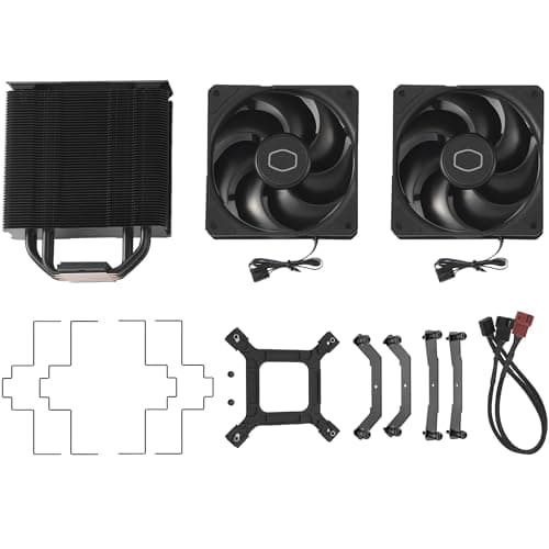 Cooler Master Hyper 212 Black X Duo Air 152mm Black image