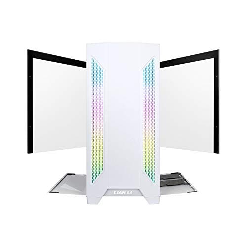 Lian Li LANCOOL II-W ATX Mid Tower White / Black Tempered Glass Side Panel image