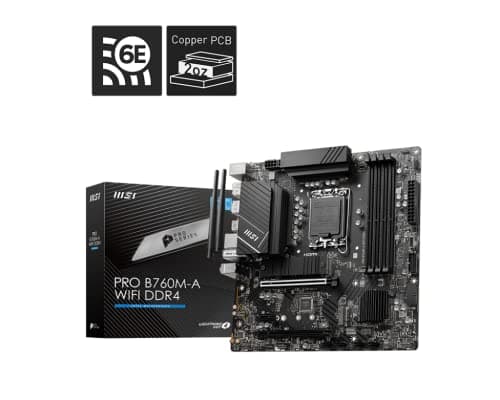 MSI PRO B760M-A WIFI DDR4 Micro ATX image