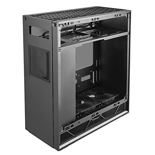 Silverstone ALTA F1 ATX Mid Tower Black Tempered Glass Side Panel, USB 3.2 Gen 2 Type-C, USB 3.2 Gen 1 Type-A image