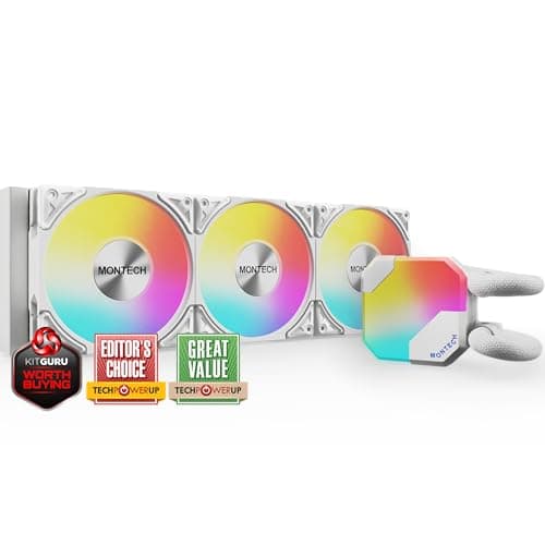 Montech HyperFlow ARGB Water 360mm 76.2 CFM White image