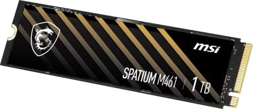MSI SPATIUM M461 1TB SSD M.2-2280 PCIe 4.0 x4 NVMe image