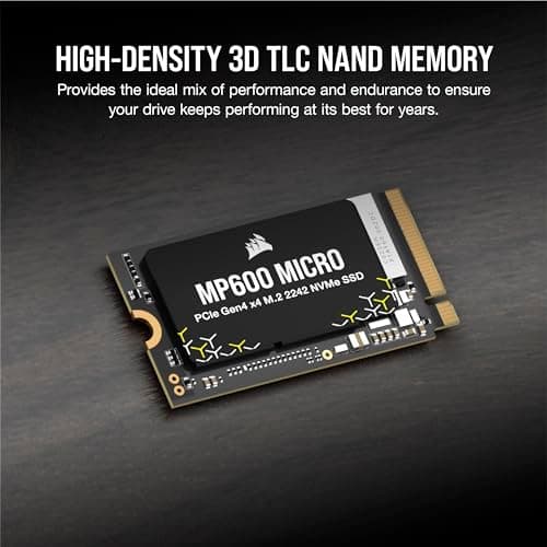 Corsair MP600 MICRO 2TB SSD M.2-2242 PCIe 4.0 NVMe image