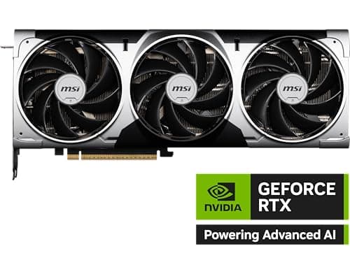 MSI VENTUS 3X OC GeForce RTX 5070 Ti 16GB GDDR7 Silver / Black image