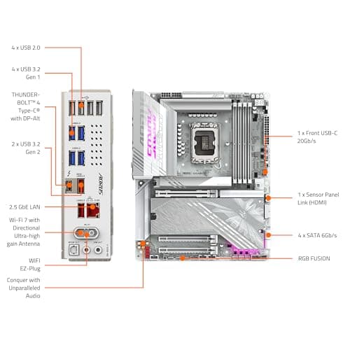 Gigabyte Z890 AORUS ELITE X ICE DDR5 ATX image