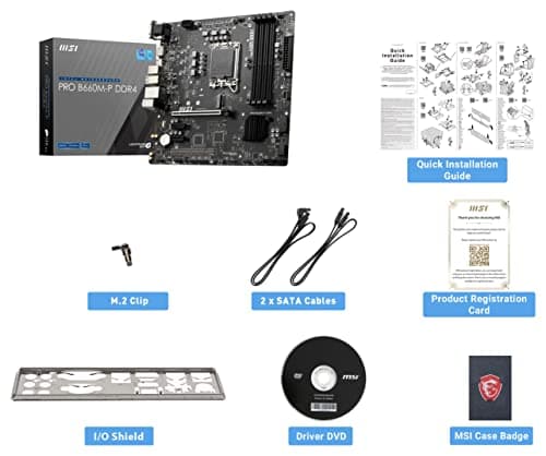 MSI B660 PRO B660M-E DDR4 Micro ATX image