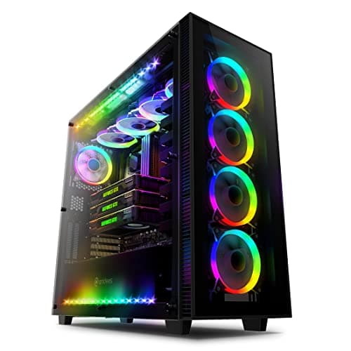 Anidees AI Crystal XL AR 3 ATX Full Tower Black with Tempered Glass Side Panel main image