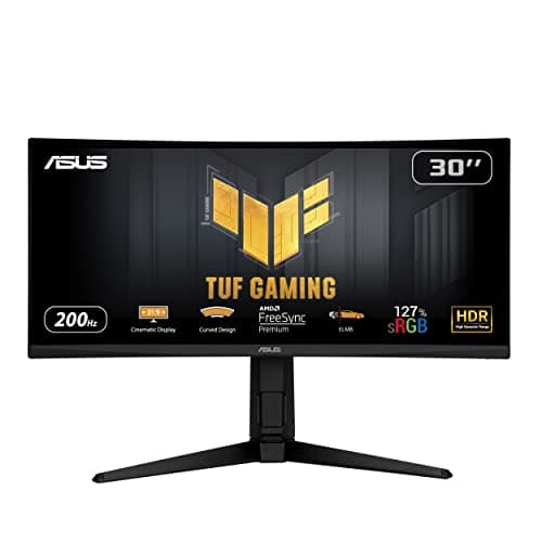 Asus TUF Gaming VG30VQL1A 29.5" 2560x1080 200Hz VA Curved Monitor main image