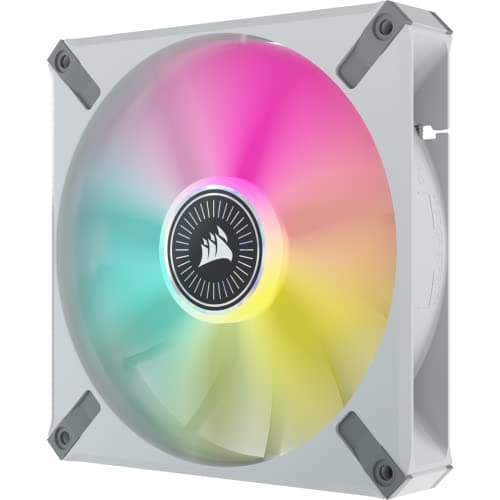 Corsair iCUE ML RGB ELITE Premium 140mm White Addressable RGB PWM 2-Pack image