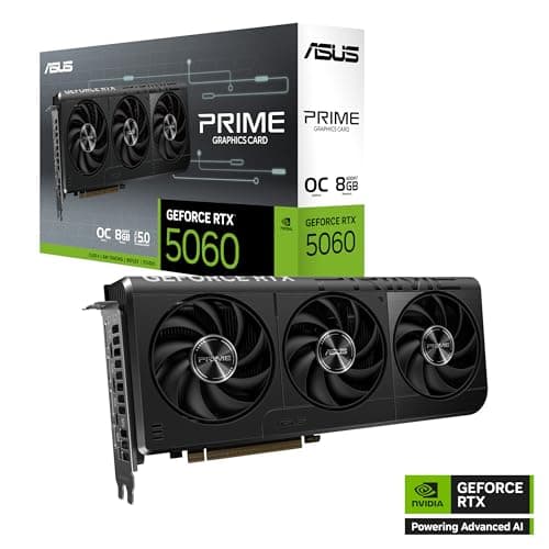 Asus PRIME OC GeForce RTX 5060 8GB GDDR7 Black image