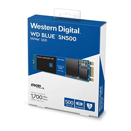 Western Digital Blue 500GB SSD M.2 PCIe 3.0 NVMe image