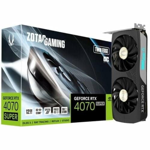 Zotac GAMING Twin Edge OC GeForce RTX 4070 SUPER 12GB GDDR6X Black main image