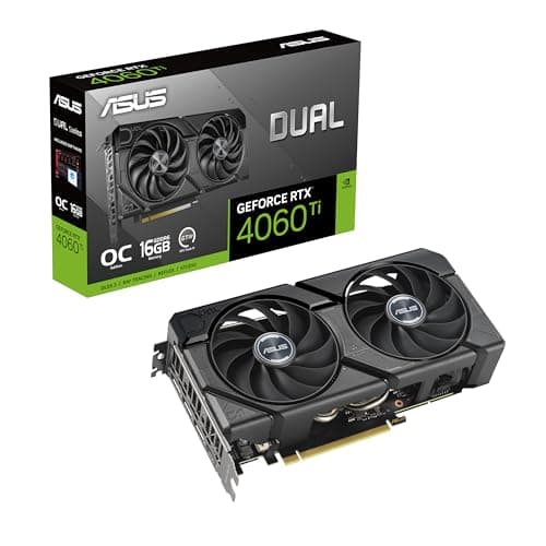 Asus DUAL EVO OC GeForce RTX 4060 Ti 16GB GDDR6 Black main image