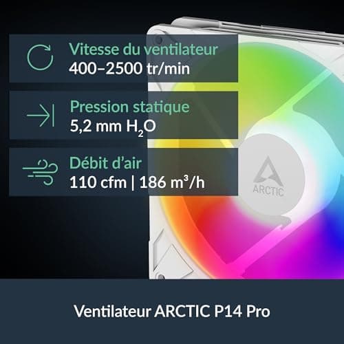 ARCTIC Liquid Freezer III Pro A-RGB 110 CFM Liquid Water 420mm White image