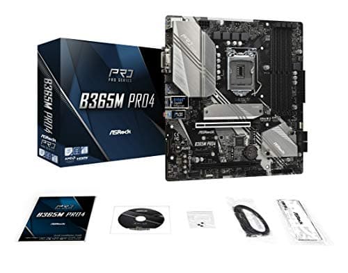 ASRock B365M PRO4 LGA1151/ Intel B365/ DDR4/ Quad CrossFireX/ SATA3&USB3.1/ M.2/ A&GbE/ MicroATX Motherboard image