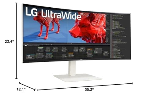 LG 38WR85QC-W 37.5" 3840x1600 144Hz Nano IPS Curved Monitor image