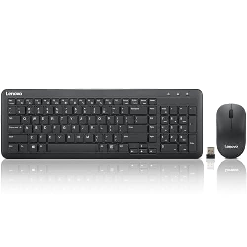 Lenovo 300 Wired/Wireless Standard Keyboard With Optical Mouse image
