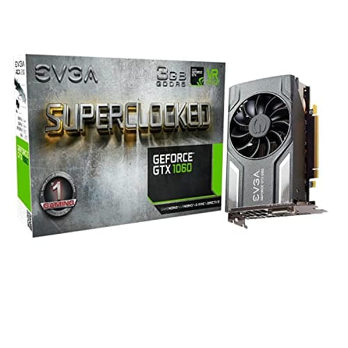EVGA SC GAMING GeForce GTX 1060 3GB GDDR5 Black image