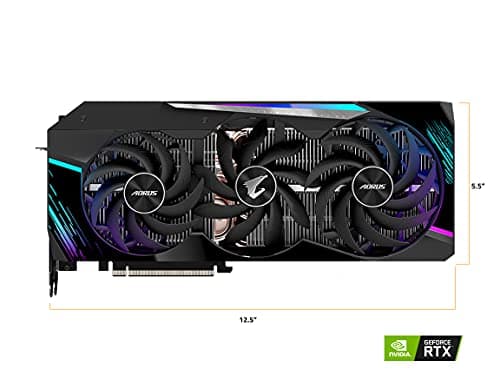 Gigabyte AORUS MASTER GeForce RTX 3080 Ti 12GB GDDR6X Black image