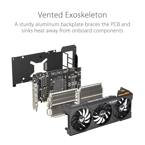 Asus TUF GAMING OC GeForce RTX 4070 SUPER 12GB GDDR6X Black image