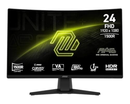MSI MAG 242C 23.6" 1080p 180Hz VA Curved Monitor image