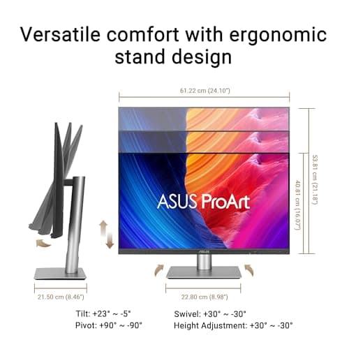 Asus ProArt Display PA27JCV 27" 5K 60Hz IPS Monitor image