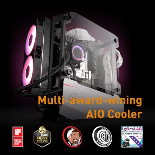 EK EK-Nucleus Water 360mm CR360 AIO Lux D-RGB 72 CFM Black image