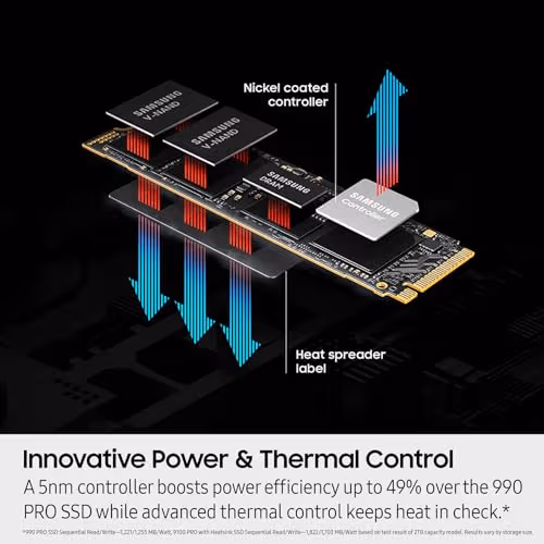 Samsung 9100 PRO 2TB SSD M.2 PCIe 5.0 NVMe image