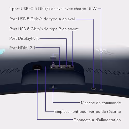 Dell Alienware AW3425DW 34.2" 1440p 240Hz QD-OLED Curved Monitor image