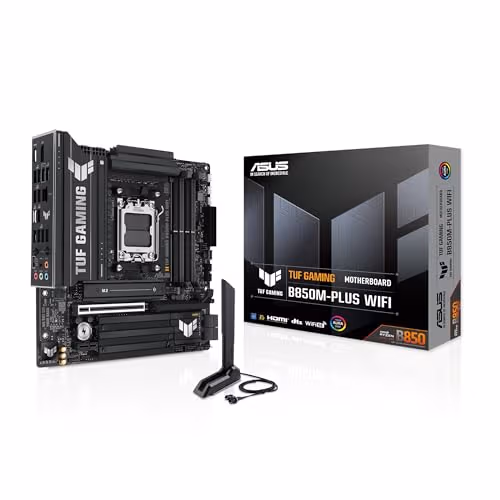 Asus B850 TUF GAMING B850M-PLUS WIFI AM5 DDR5 Micro ATX main image