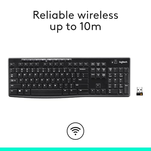 Logitech MK710 Wireless Ergonomic Keyboard With Optical Mouse image