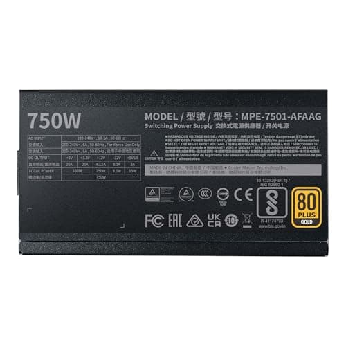 Cooler Master MWE GOLD 750 V2 FULL MODULAR image