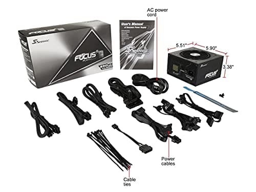 Seasonic FOCUS Plus Platinum 650W Fully Modular 80+ Platinum image