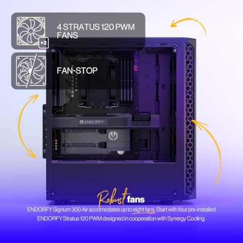 ENDORFY Signum 300 Air ATX Mid Tower Black Tempered Glass image