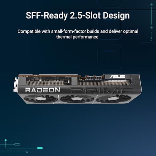 Asus PRIME OC Edition Radeon RX 9070 16GB GDDR6 Black image