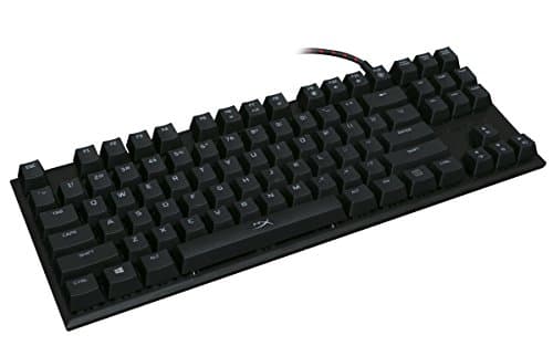 HyperX Alloy FPS Pro - Tenkeyless Mechanical Gaming Keyboard - 87-Key, Ultra-Compact Form Factor - Linear & Quiet - Cherry MX Red - Red LED Backlit (HX-KB4RD1-US/R1) image