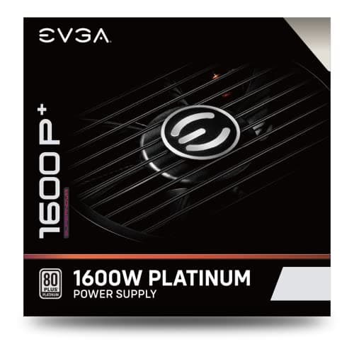 EVGA SuperNOVA 1600 P+ Black 1600W Fully Modular 80+ Platinum Certified ATX image